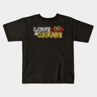 Love of the Mouse Bar Light Kids T-Shirt